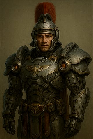 Soldier of the future with Roman inspirations'