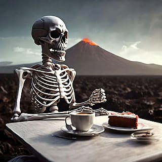 Coffee and Cake, John Emmett, 2025'