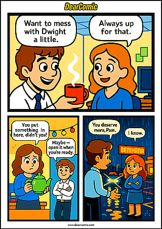 Pam&Jim by DearComic'