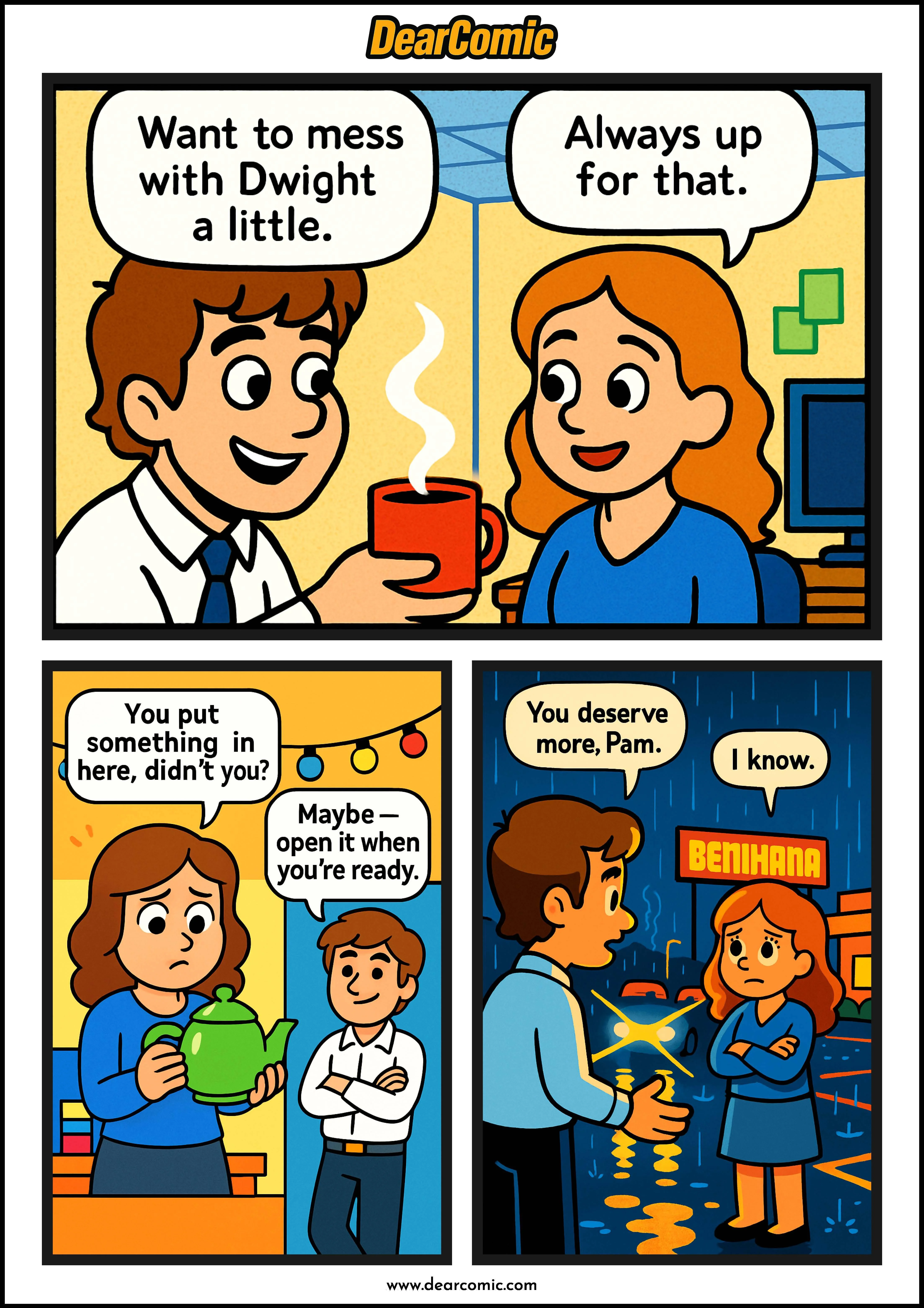 Pam&Jim by DearComic picture 1 of 3