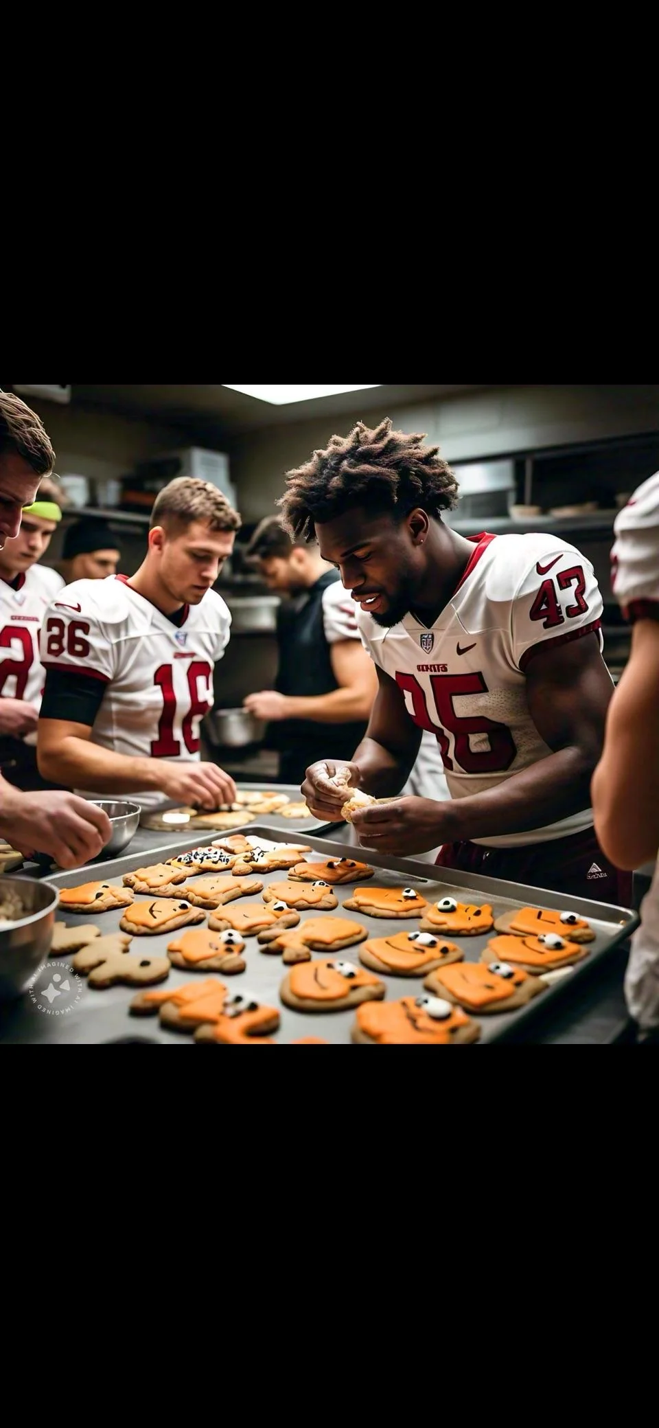 Football players in autumn picture 5 of 6