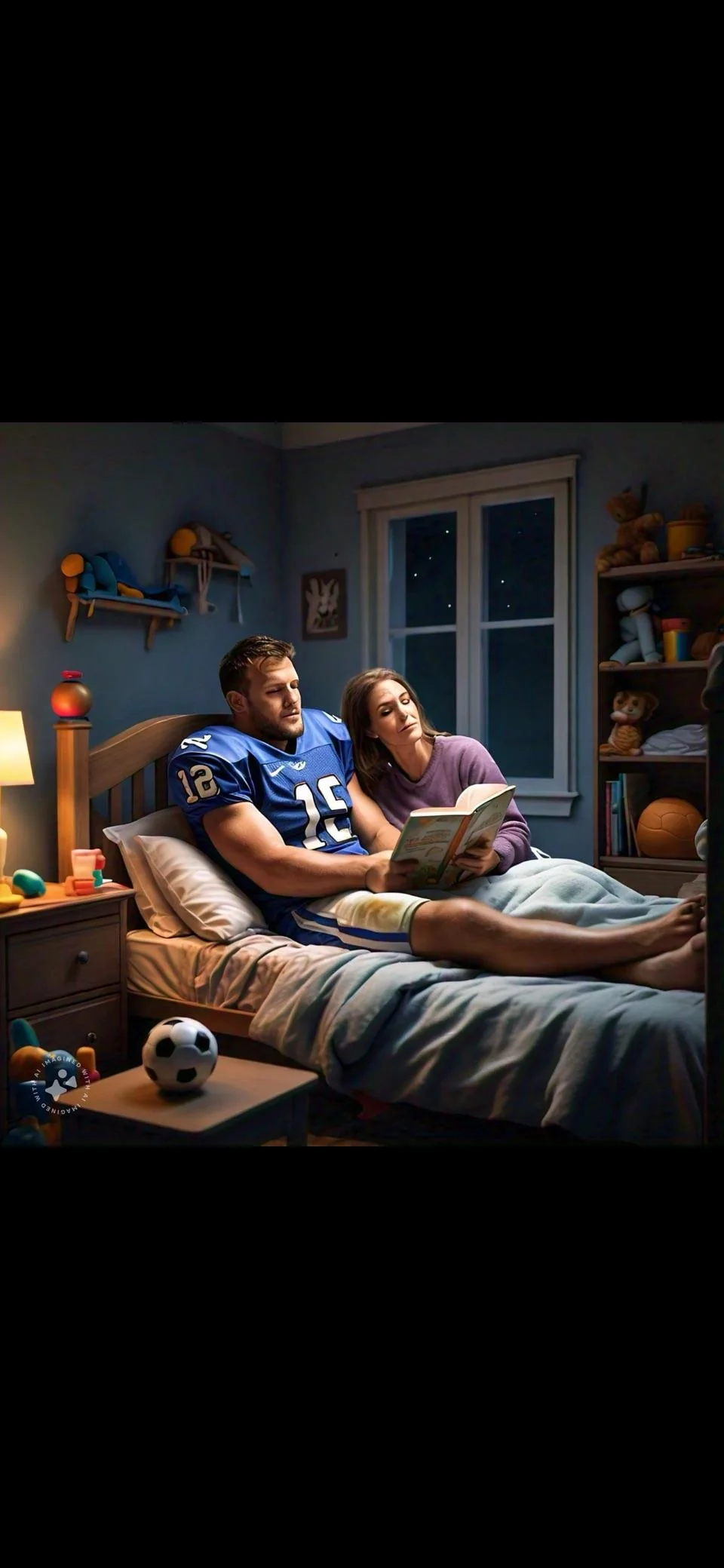 Football players in autumn picture 6 of 6