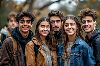 Question - How do I structure prompts for a simple group photo?'