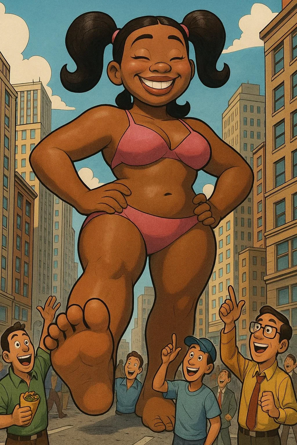 Comic Book Pixar Crush And Ms. Greenhair [Galaxy AI]. picture 6 of 7