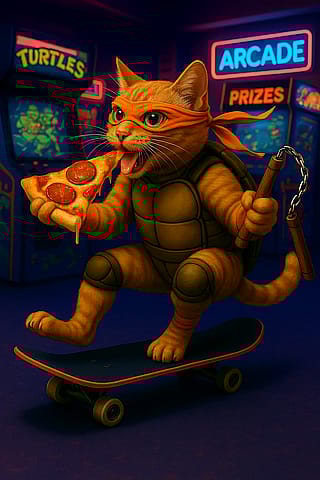 Teenage Mutant Ninja Kittles'