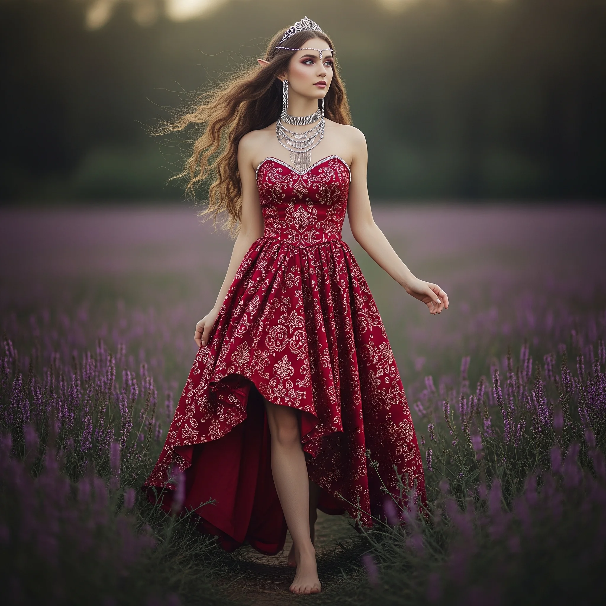 Elf in a red dress picture 3 of 3