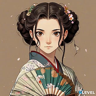 A Girl In A Kimono'