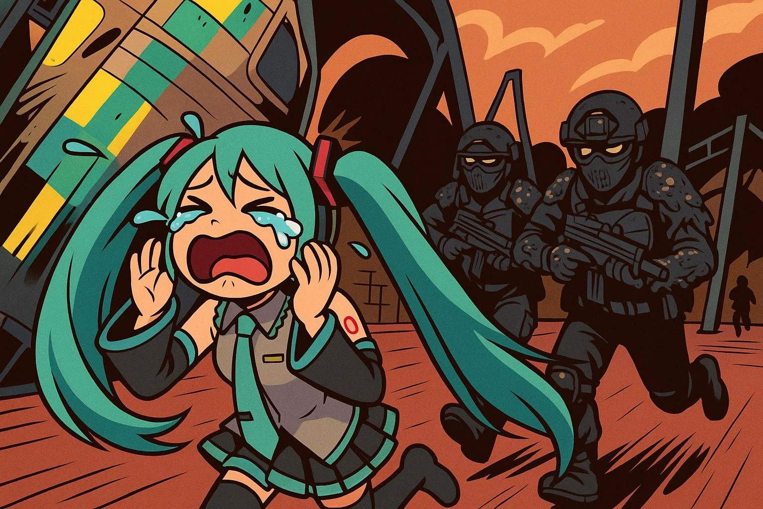 I like putting miku in different predicaments picture 2 of 9