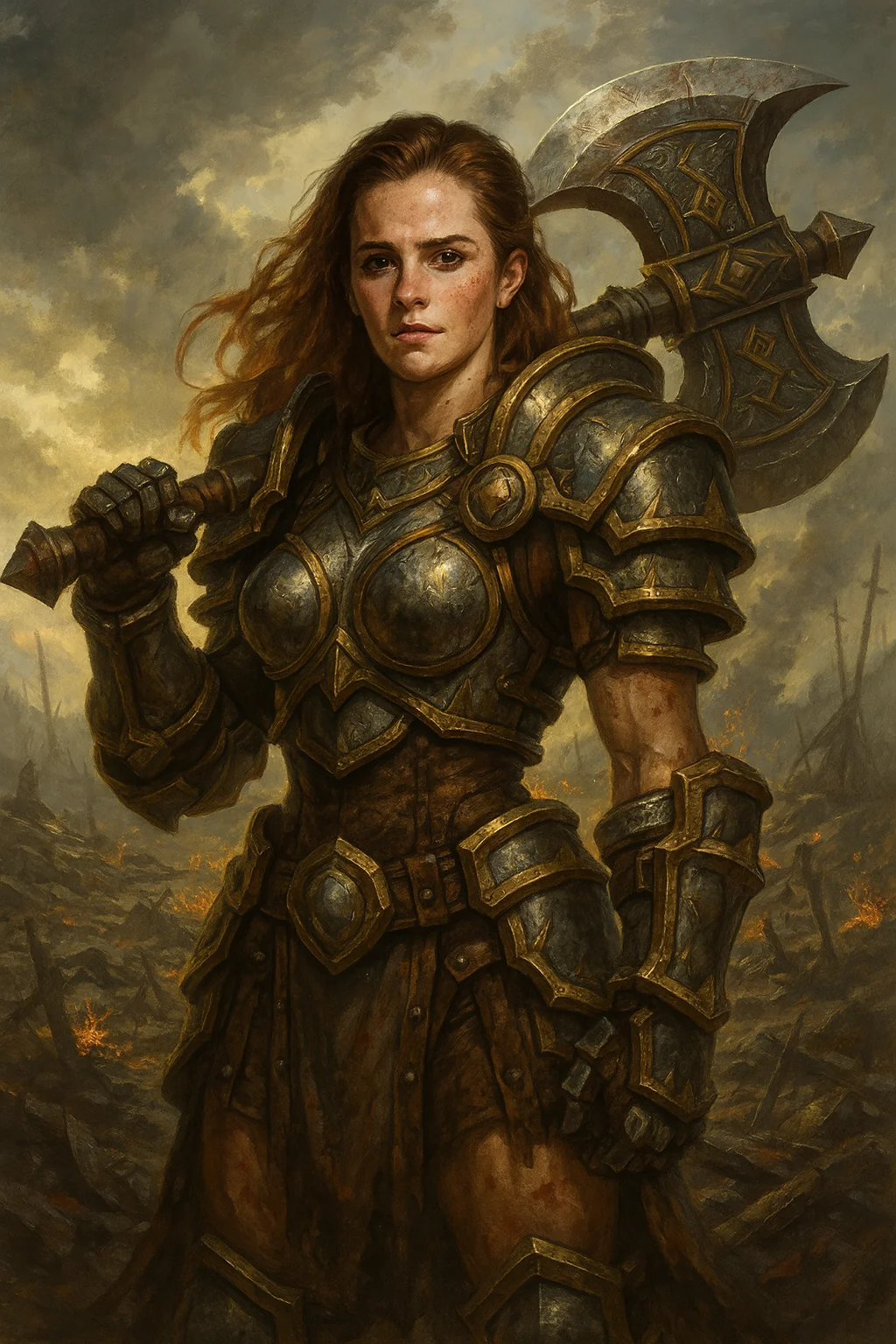 You ever going into a trance and generate a whole series of images for literally no reason and with no end goal? Anyway, here's Emma Watson as all the World of Warcraft classes. Because... because. picture 6 of 13