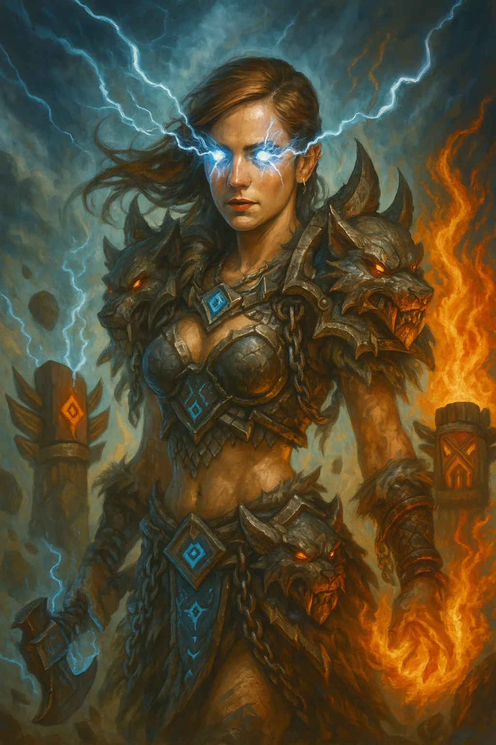 You ever going into a trance and generate a whole series of images for literally no reason and with no end goal? Anyway, here's Emma Watson as all the World of Warcraft classes. Because... because. picture 8 of 13