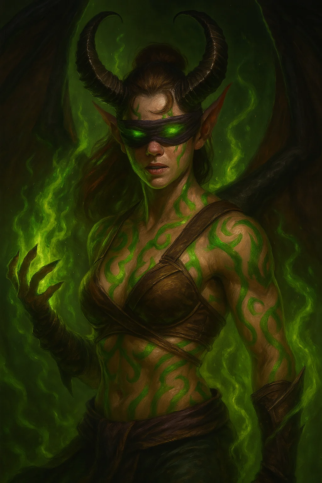 You ever going into a trance and generate a whole series of images for literally no reason and with no end goal? Anyway, here's Emma Watson as all the World of Warcraft classes. Because... because. picture 11 of 13