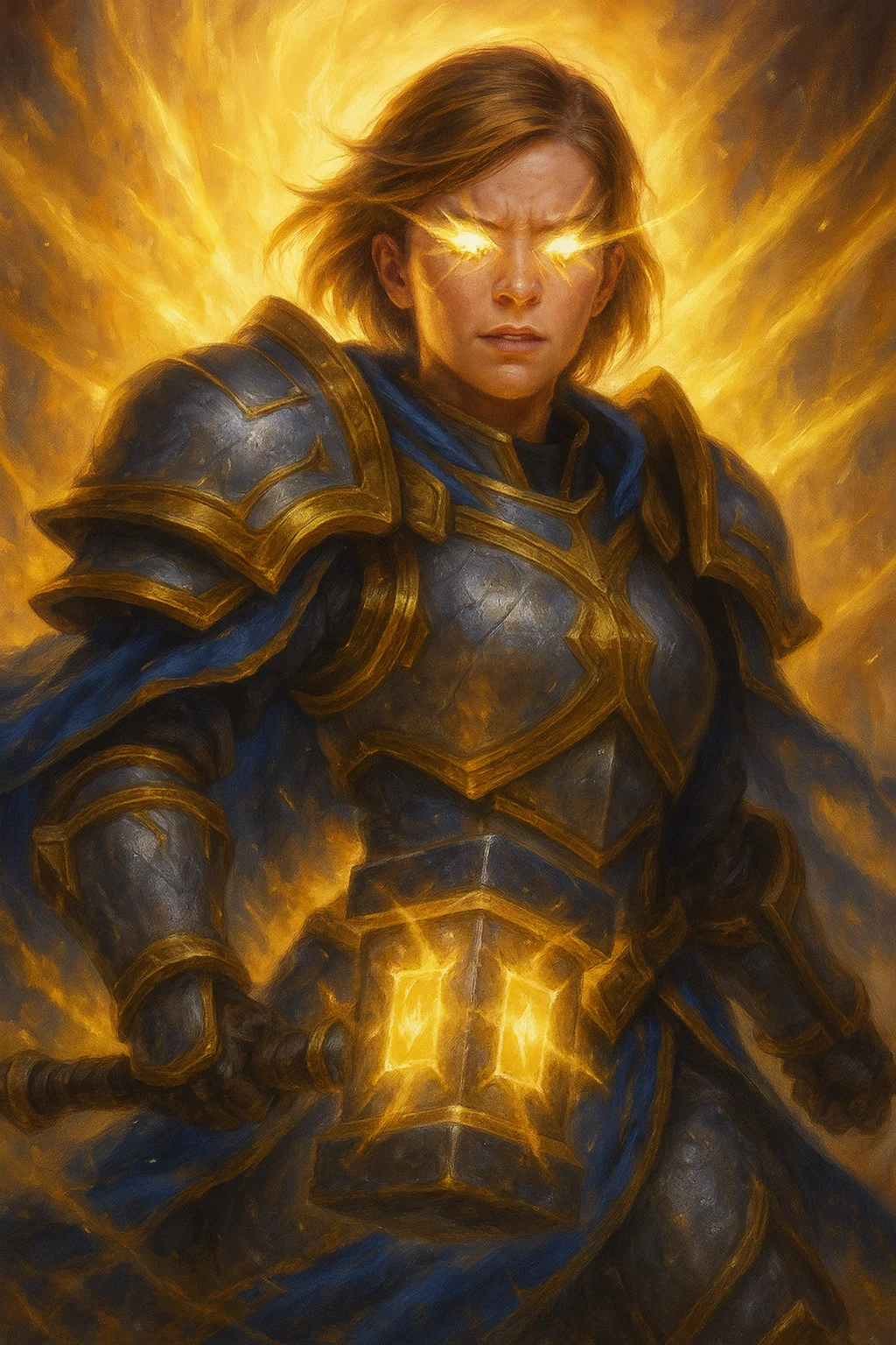 You ever going into a trance and generate a whole series of images for literally no reason and with no end goal? Anyway, here's Emma Watson as all the World of Warcraft classes. Because... because. picture 12 of 13