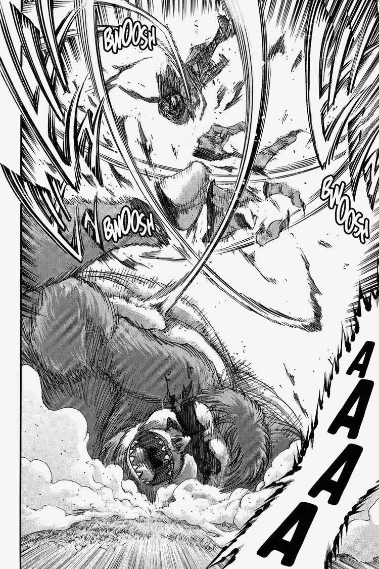 Attack on Titan manga panels transformed into photorealistic images with AI picture 2 of 8