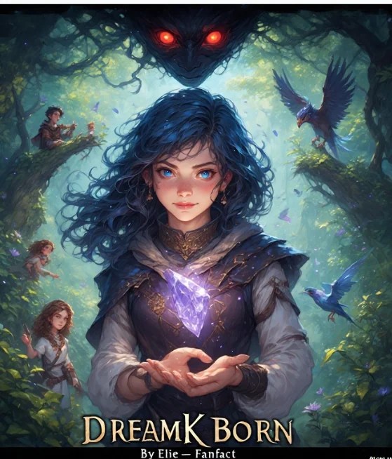 Im making book covers for a story-in-progress, so I tried AI picture 1 of 4
