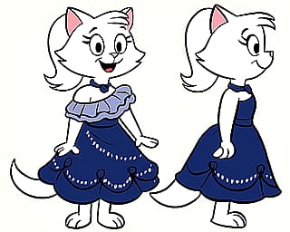 Had ChatGPT turn my OC Krystal into Hannah-Barbera style'