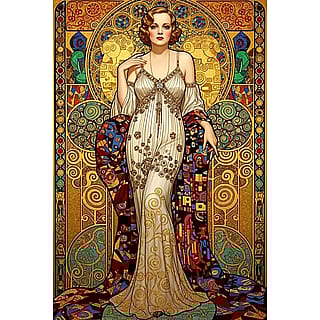 30’s Actress Art Deco'