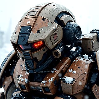 Futuristic War Robot'