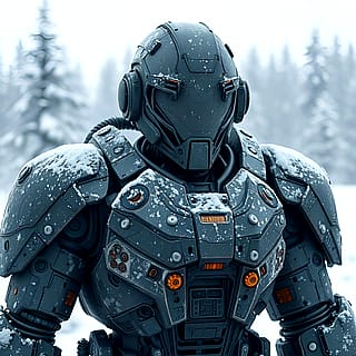 Futuristic US Military Robotic Soldier from 2068'