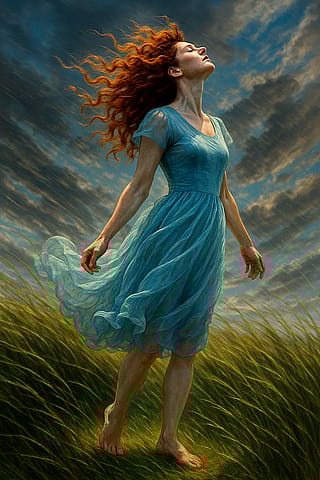Embraced by the wind'