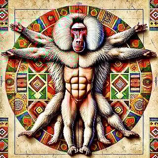 The Vitruvian Baboon'