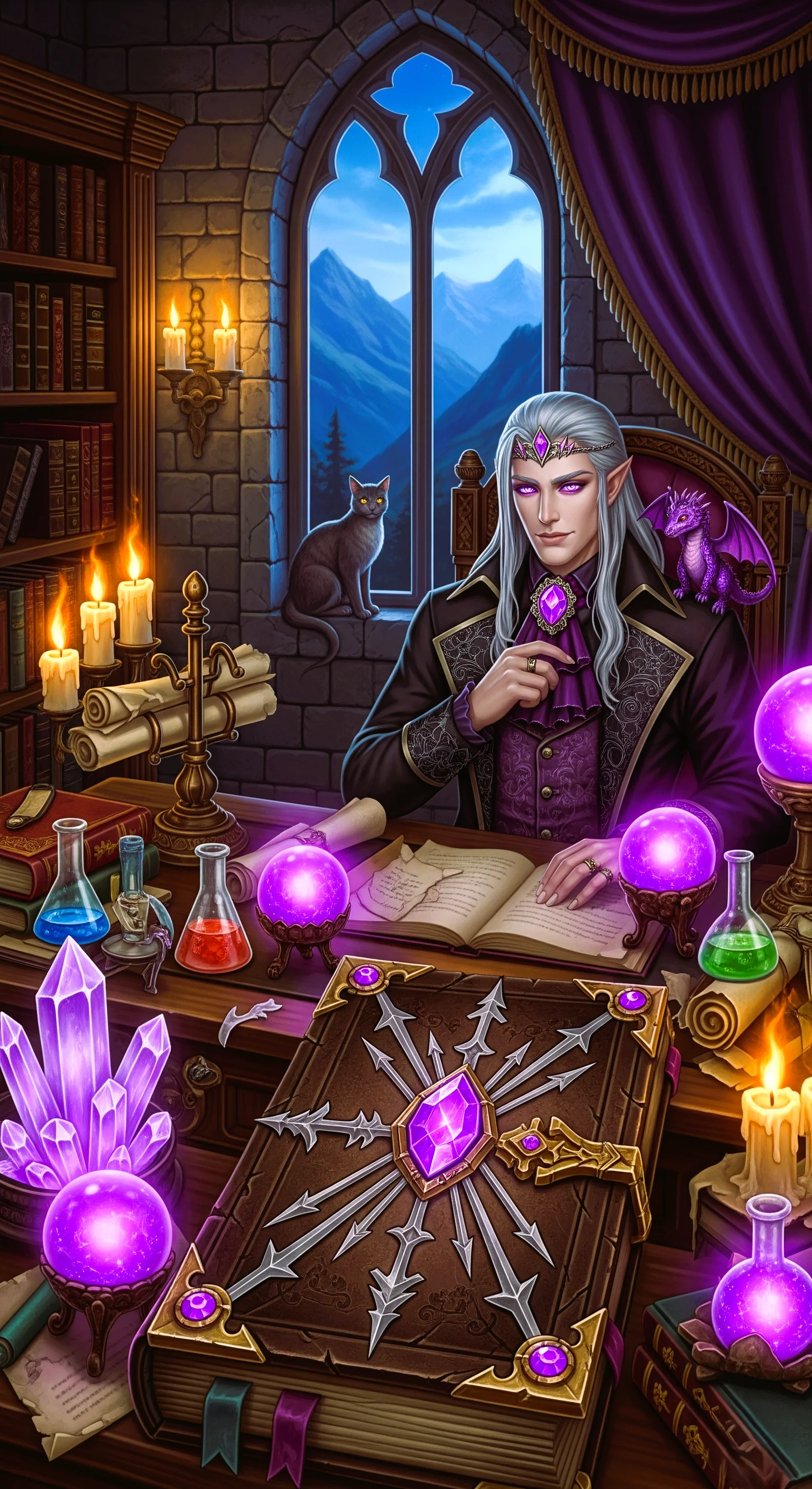Wizard Elf in his study part 3 picture 2 of 3