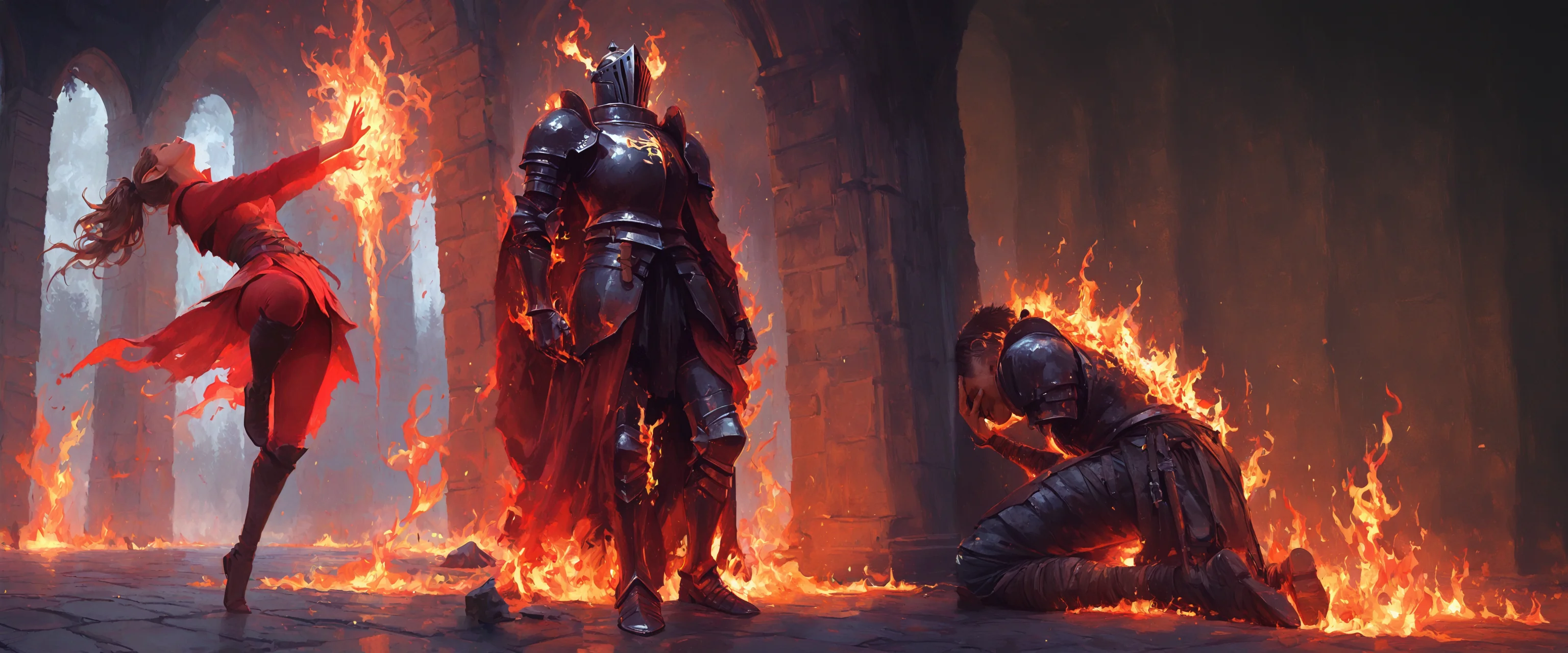 The Pyreknight’s Judgment: Burn or Be Reborn. picture 1 of 1