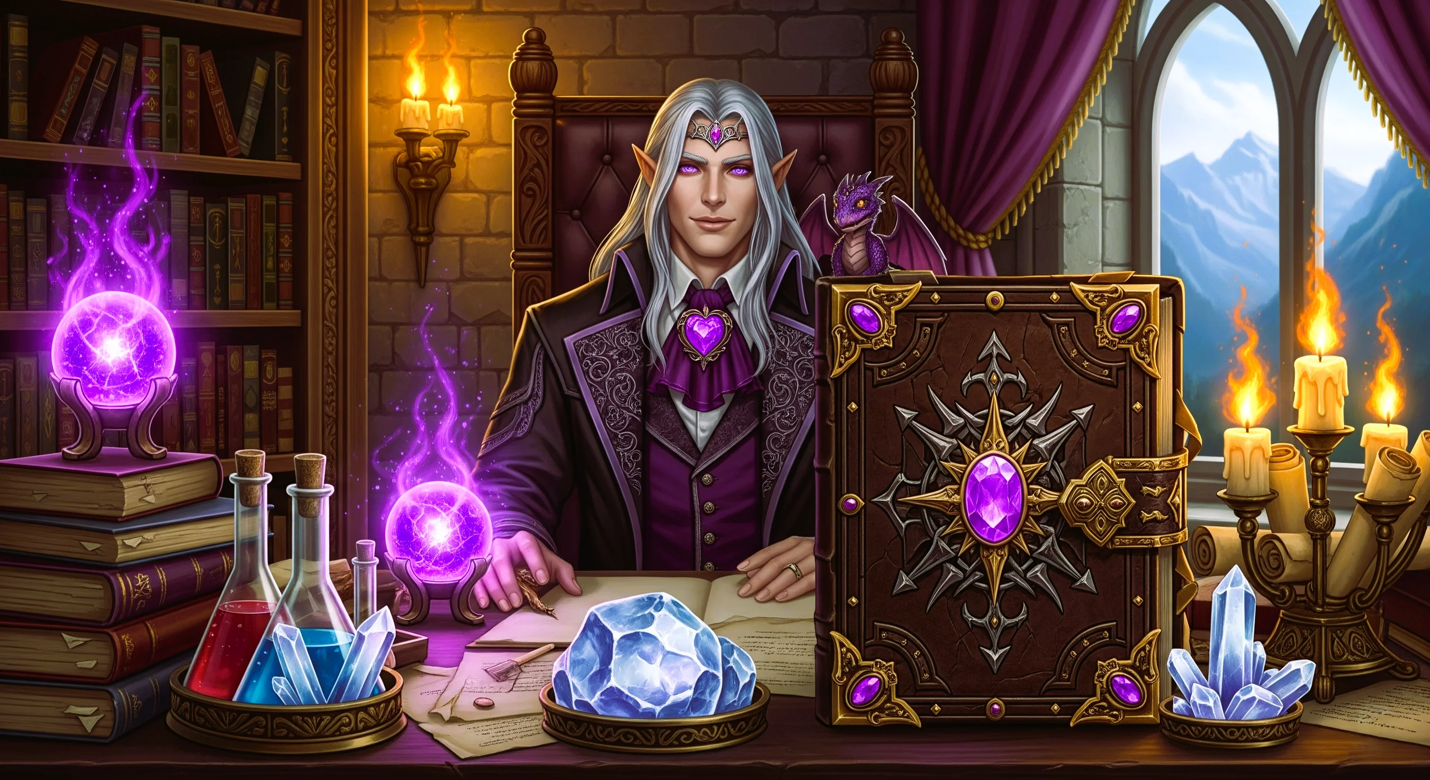 Wizard Elf in his study part 2 picture 3 of 5