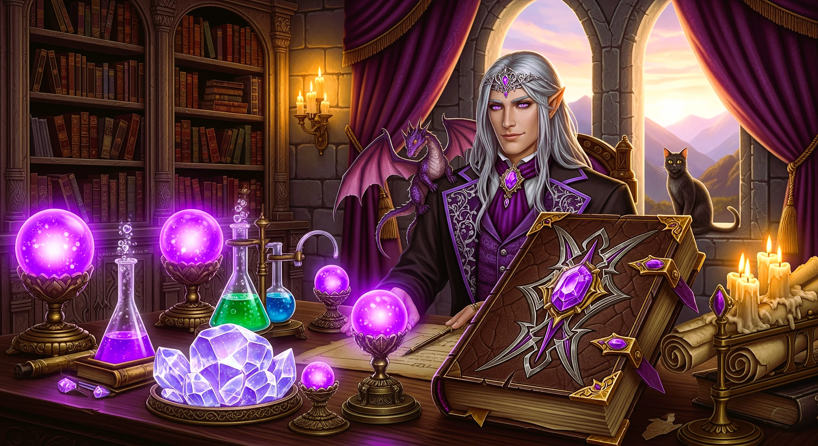 Wizard Elf in his study part 2 picture 4 of 5