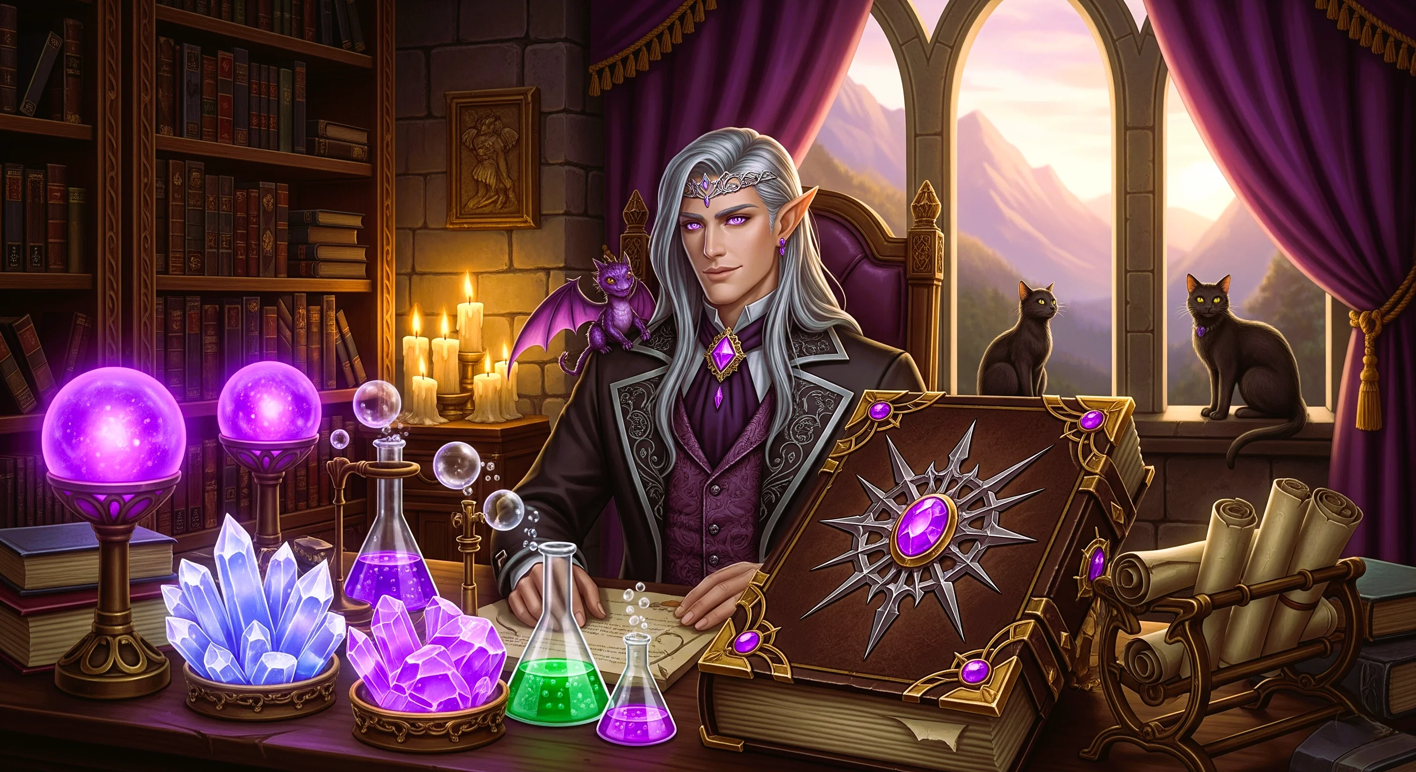 Wizard Elf in his study part 2 picture 5 of 5