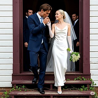 Recreating Two Famous Wedding Photos'
