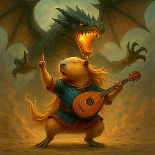 Malathor, struck dumb, forgot his rage and pondered the meaning of jazz hands.'