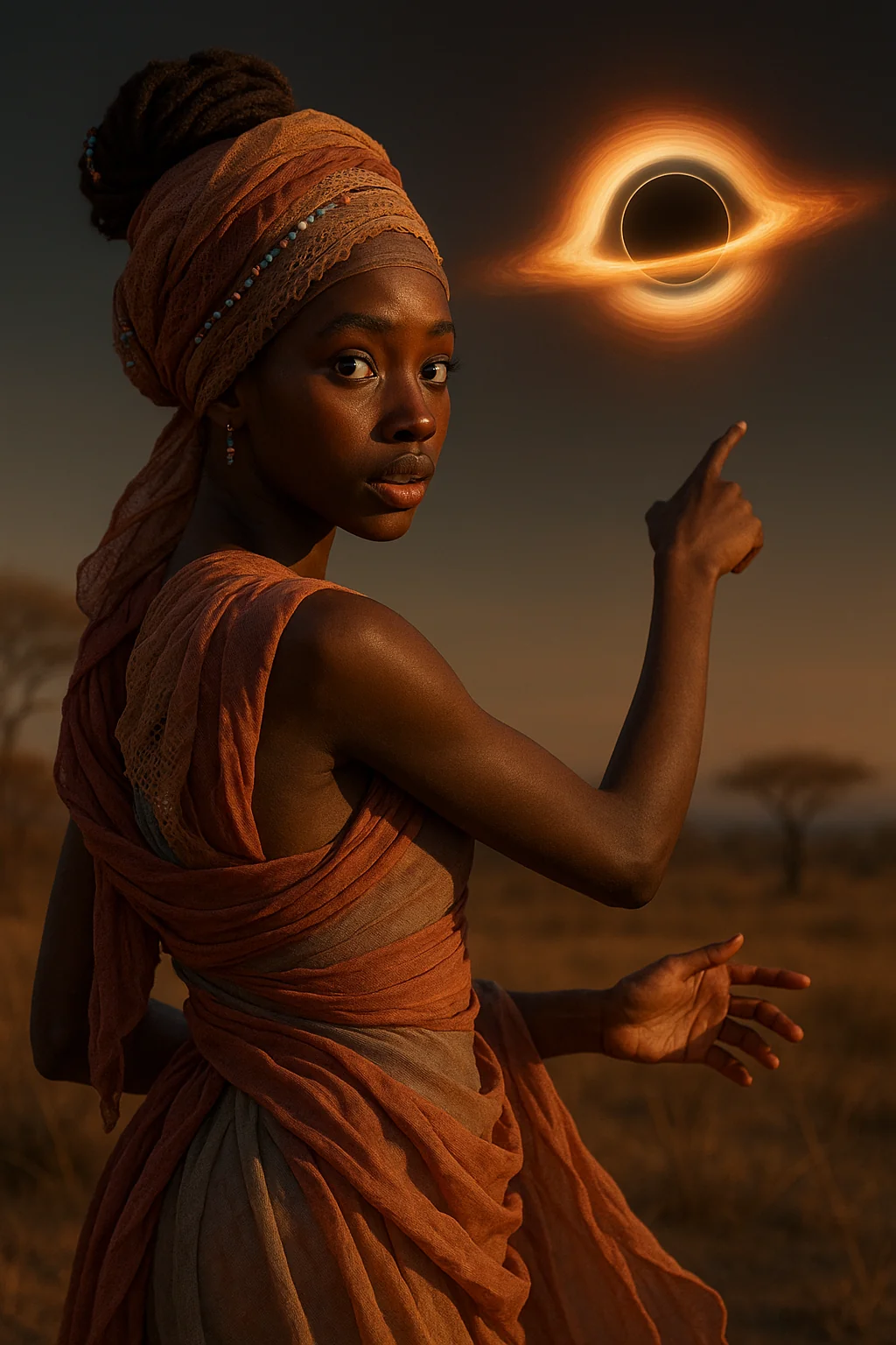 Black hole over Africa picture 1 of 1