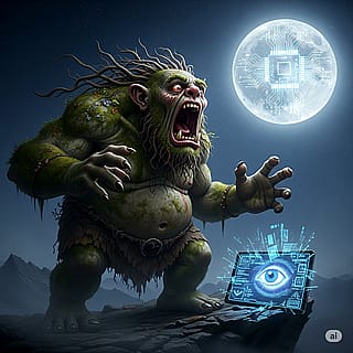 Troll scared of artificial intelligence'