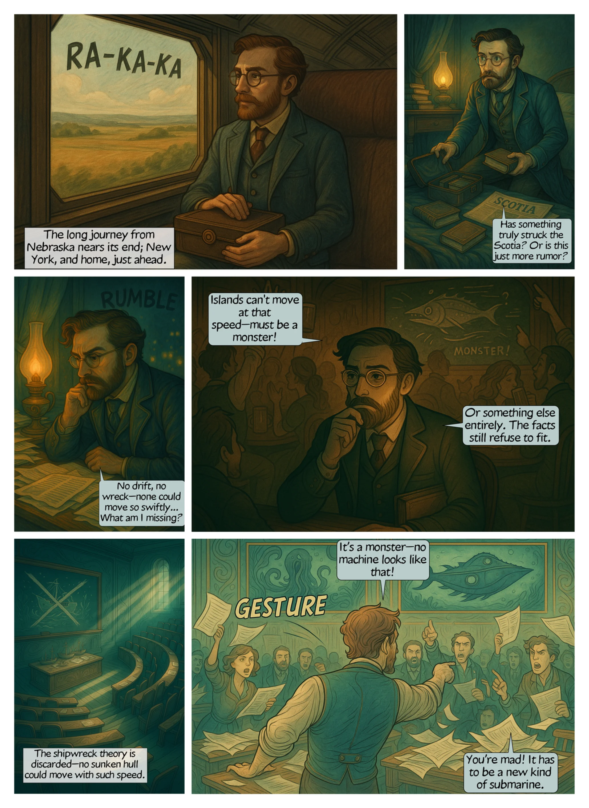 Twenty Thousand Leagues Under The Sea Made By AI picture 3 of 20