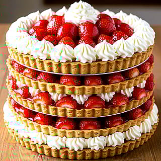 Strawberry cake'