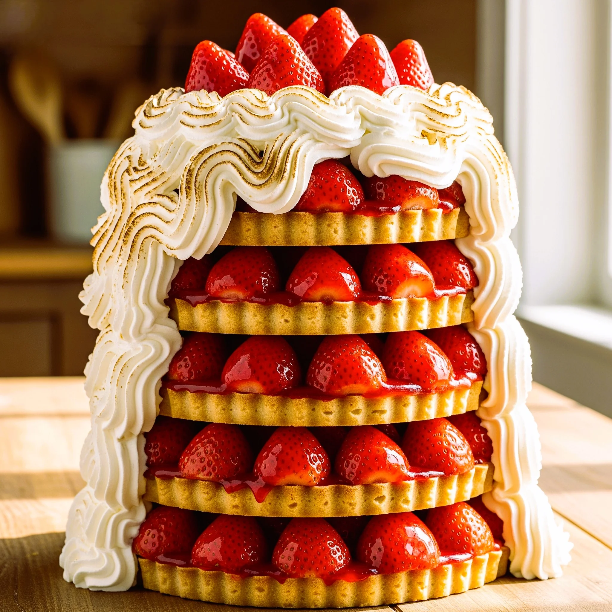 Strawberry cake picture 3 of 4