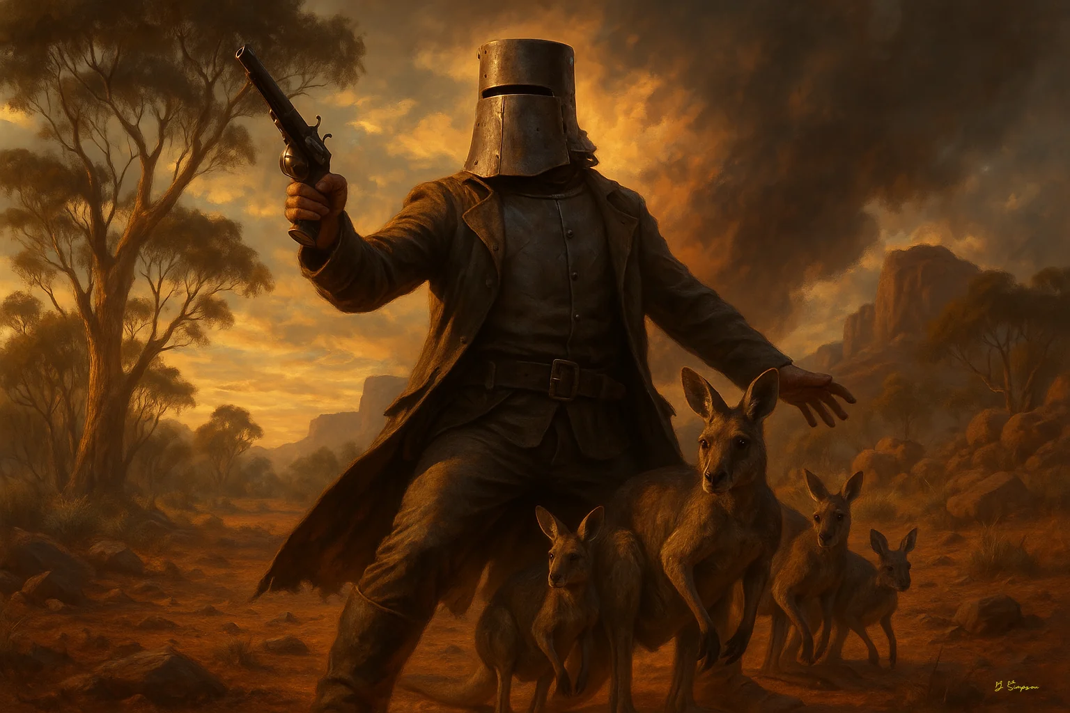 Ned Kelly and a Tassie Devil picture 2 of 3
