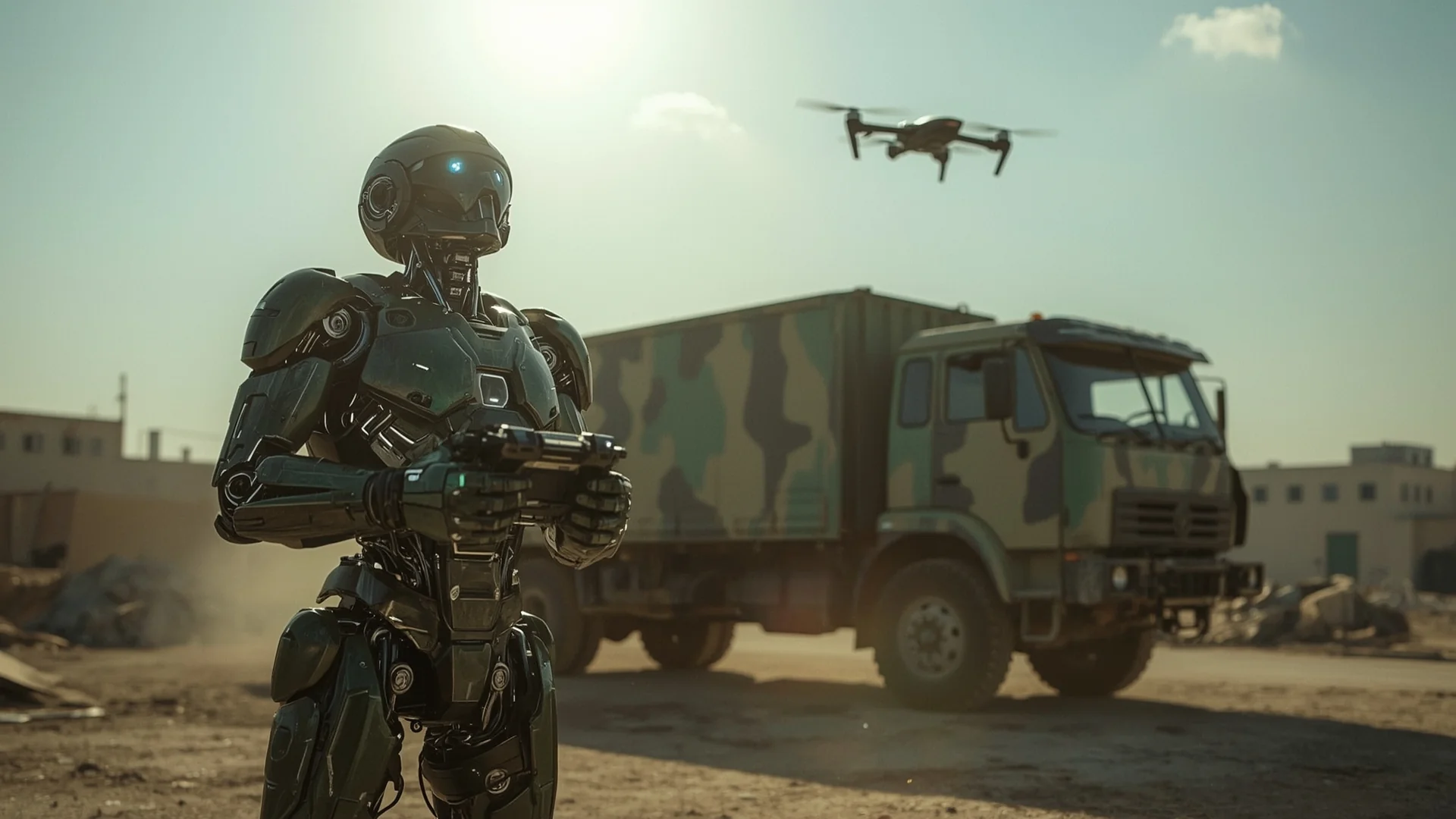 "Military Robots Using Drones With controller" picture 2 of 8