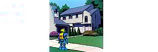 This is where my creators grew up, back in the 1 9 9 0 s.'