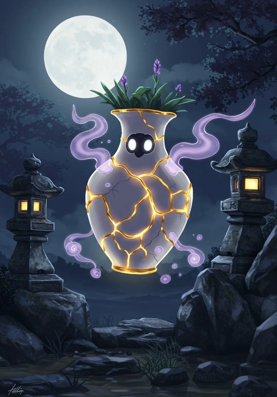 Kintsugon a creative ghost/psychic pokemon picture 1 of 1