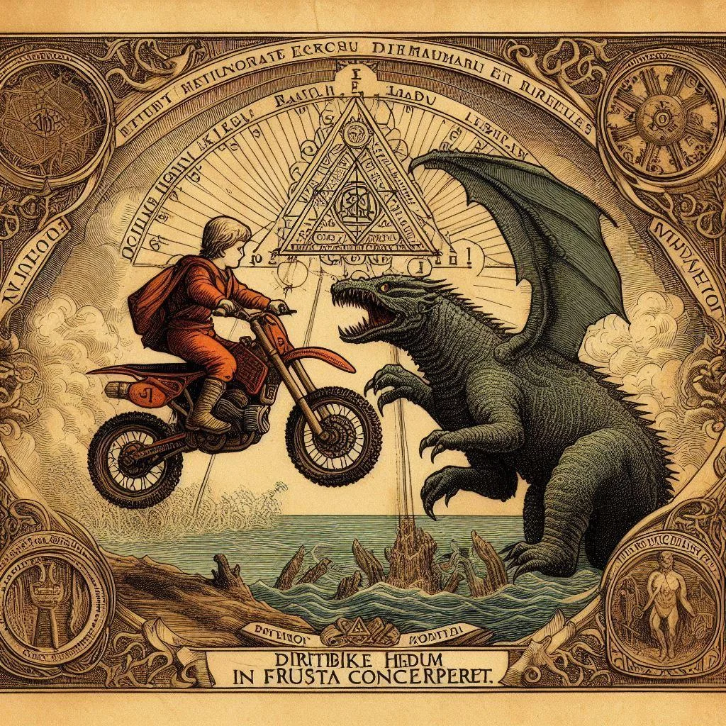20 Ancient Artifacts Revealing the Dirtbike Kid's Legendary Battle Against Godzilla (You Weren't Supposed to See These) picture 3 of 20