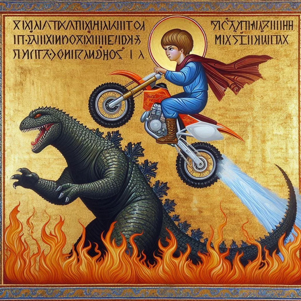 20 Ancient Artifacts Revealing the Dirtbike Kid's Legendary Battle Against Godzilla (You Weren't Supposed to See These) picture 11 of 20