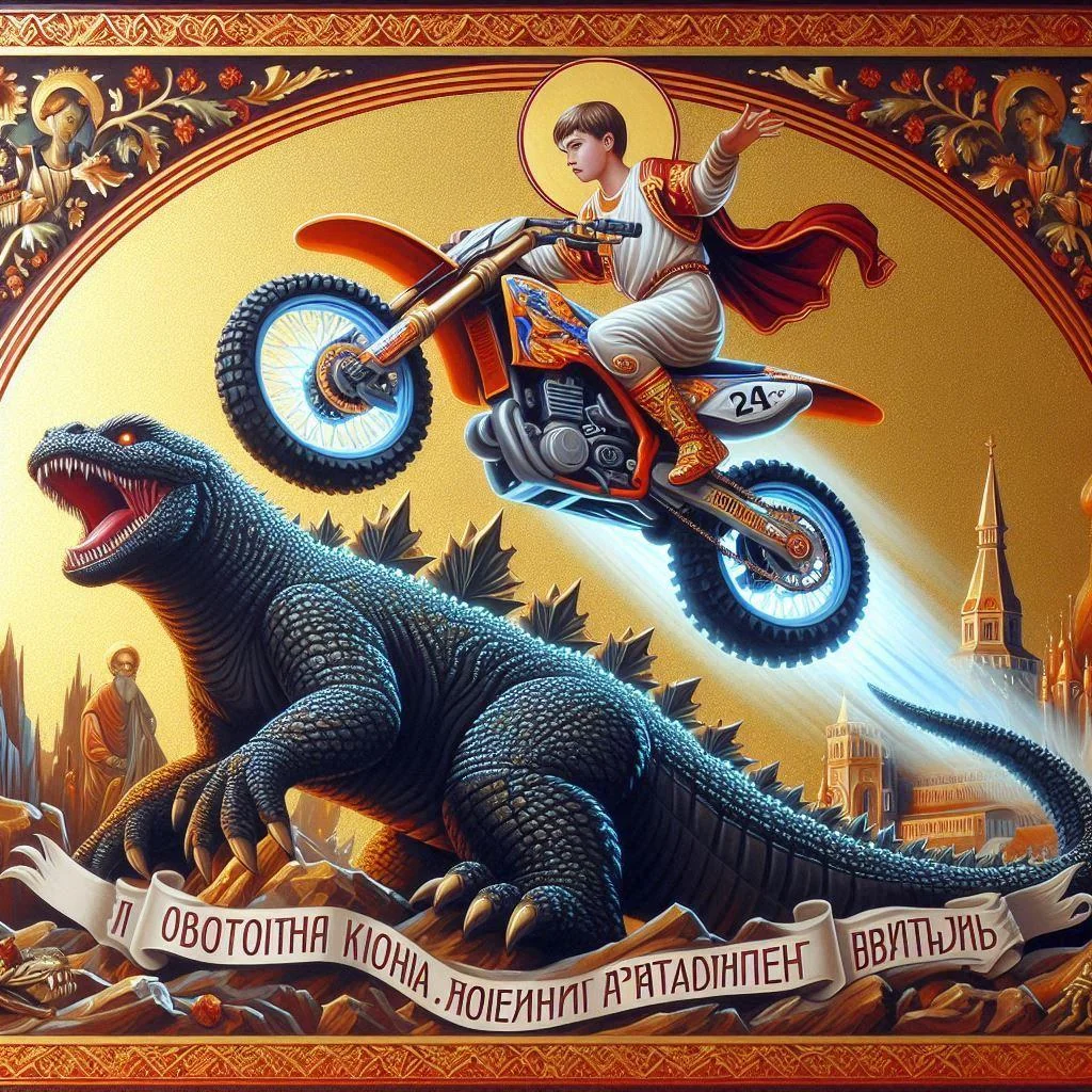 20 Ancient Artifacts Revealing the Dirtbike Kid's Legendary Battle Against Godzilla (You Weren't Supposed to See These) picture 15 of 20