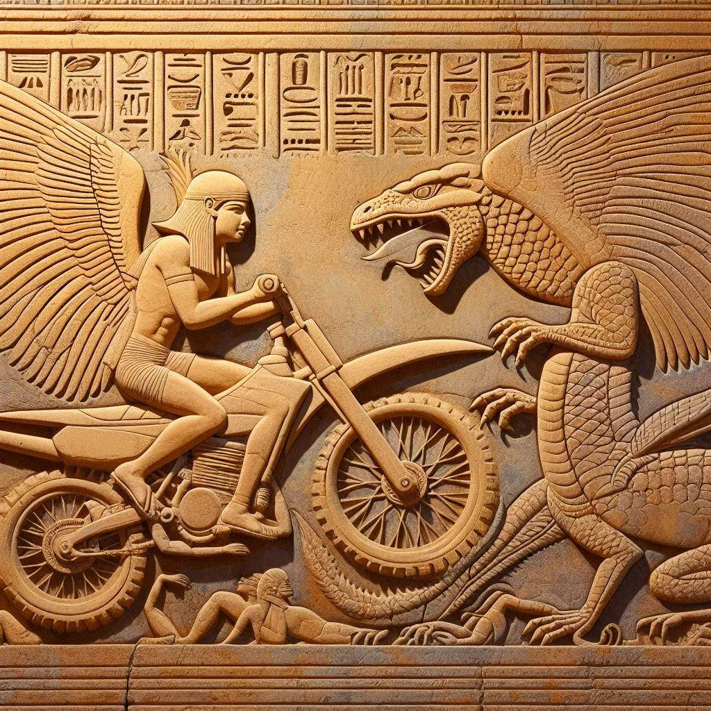 20 Ancient Artifacts Revealing the Dirtbike Kid's Legendary Battle Against Godzilla (You Weren't Supposed to See These) picture 16 of 20