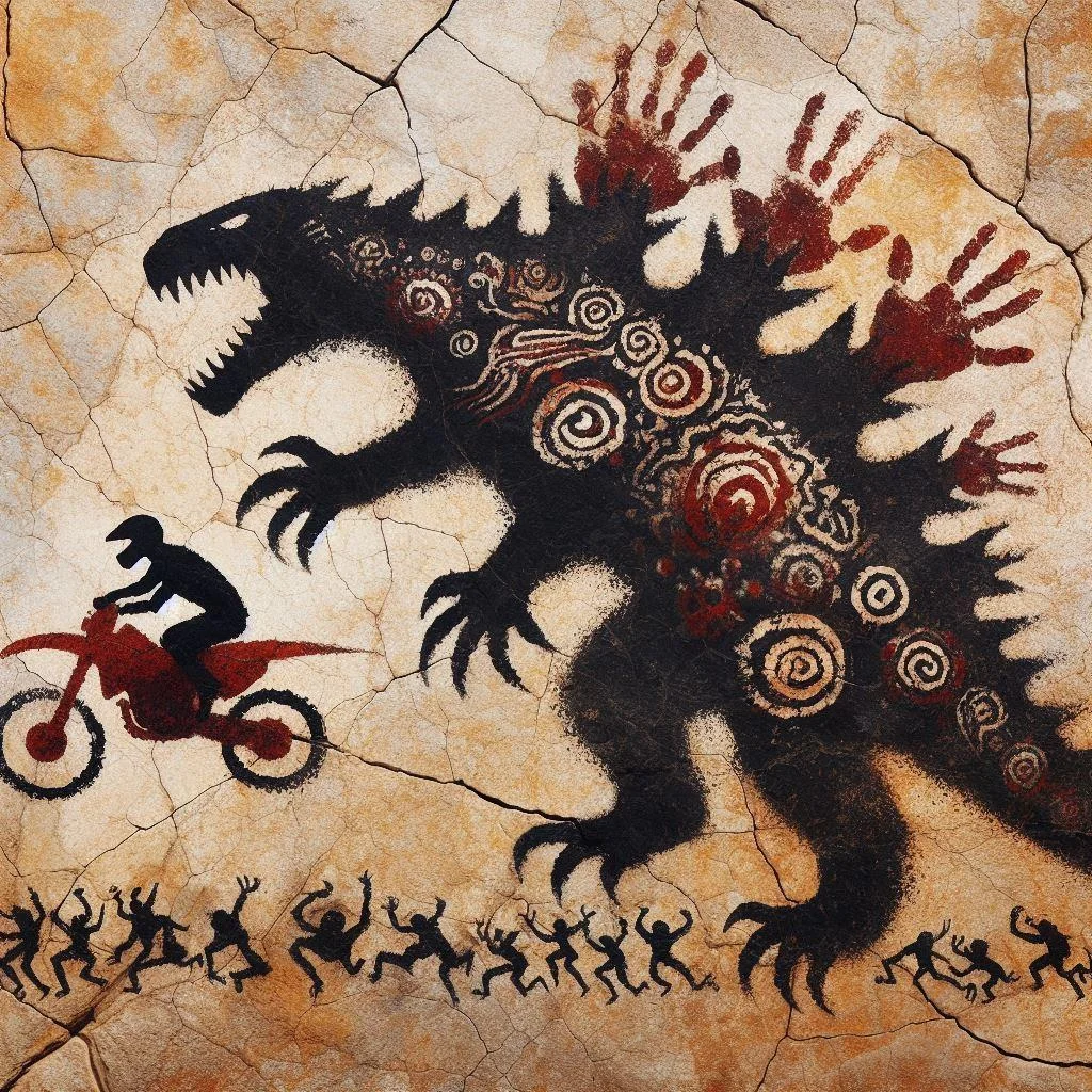 20 Ancient Artifacts Revealing the Dirtbike Kid's Legendary Battle Against Godzilla (You Weren't Supposed to See These) picture 18 of 20