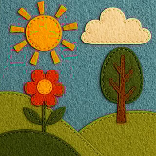 Felt Textured image'
