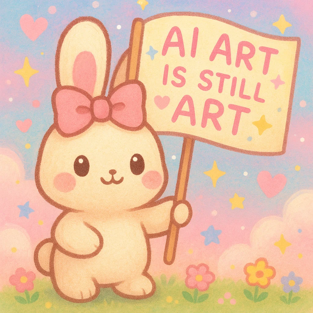 Cute Bunny made from Ai picture 1 of 1