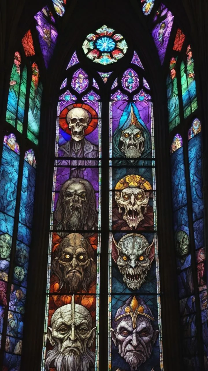 Stained Glass Horror🔮 picture 1 of 1