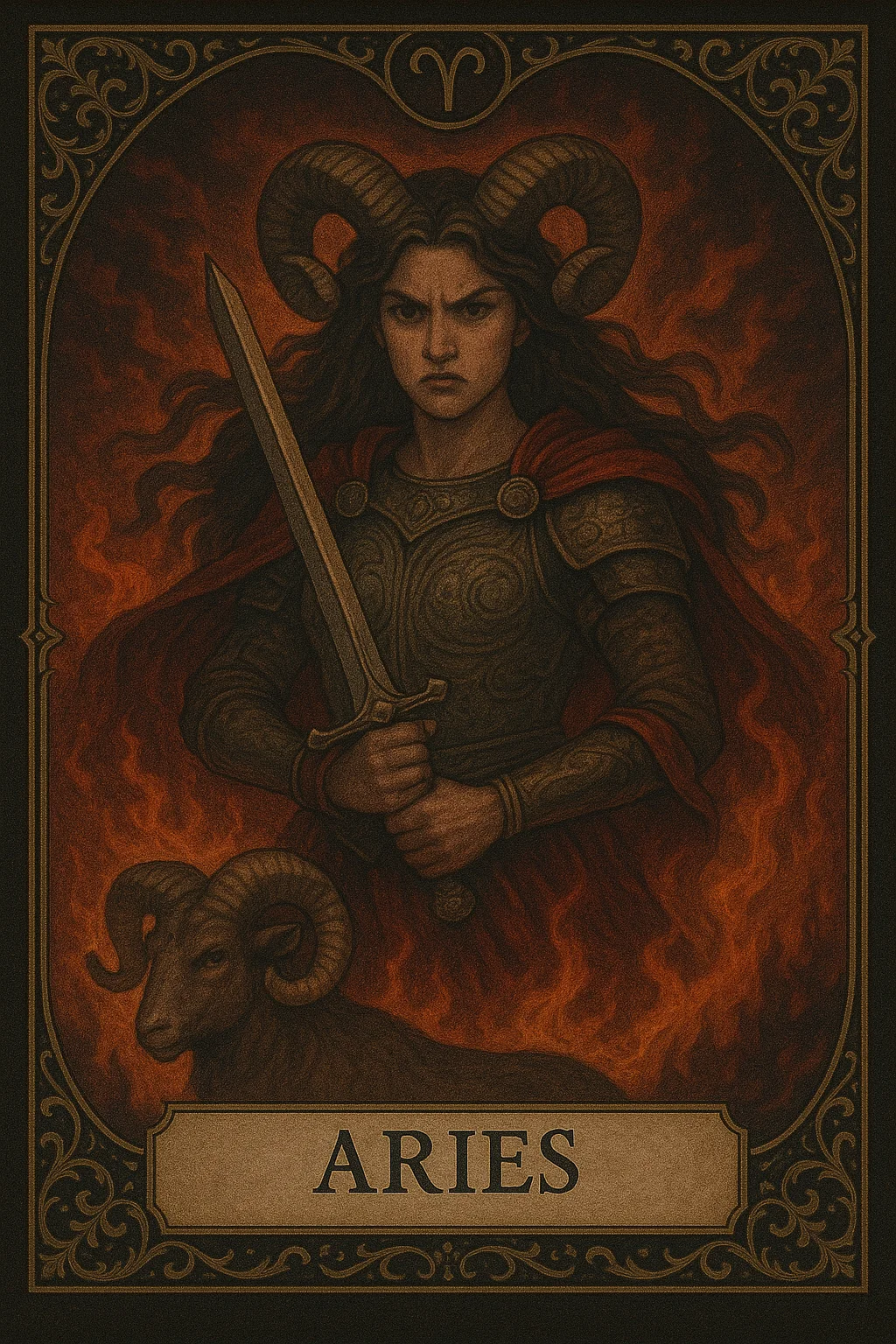 Tarot style Zodiac cards picture 9 of 14