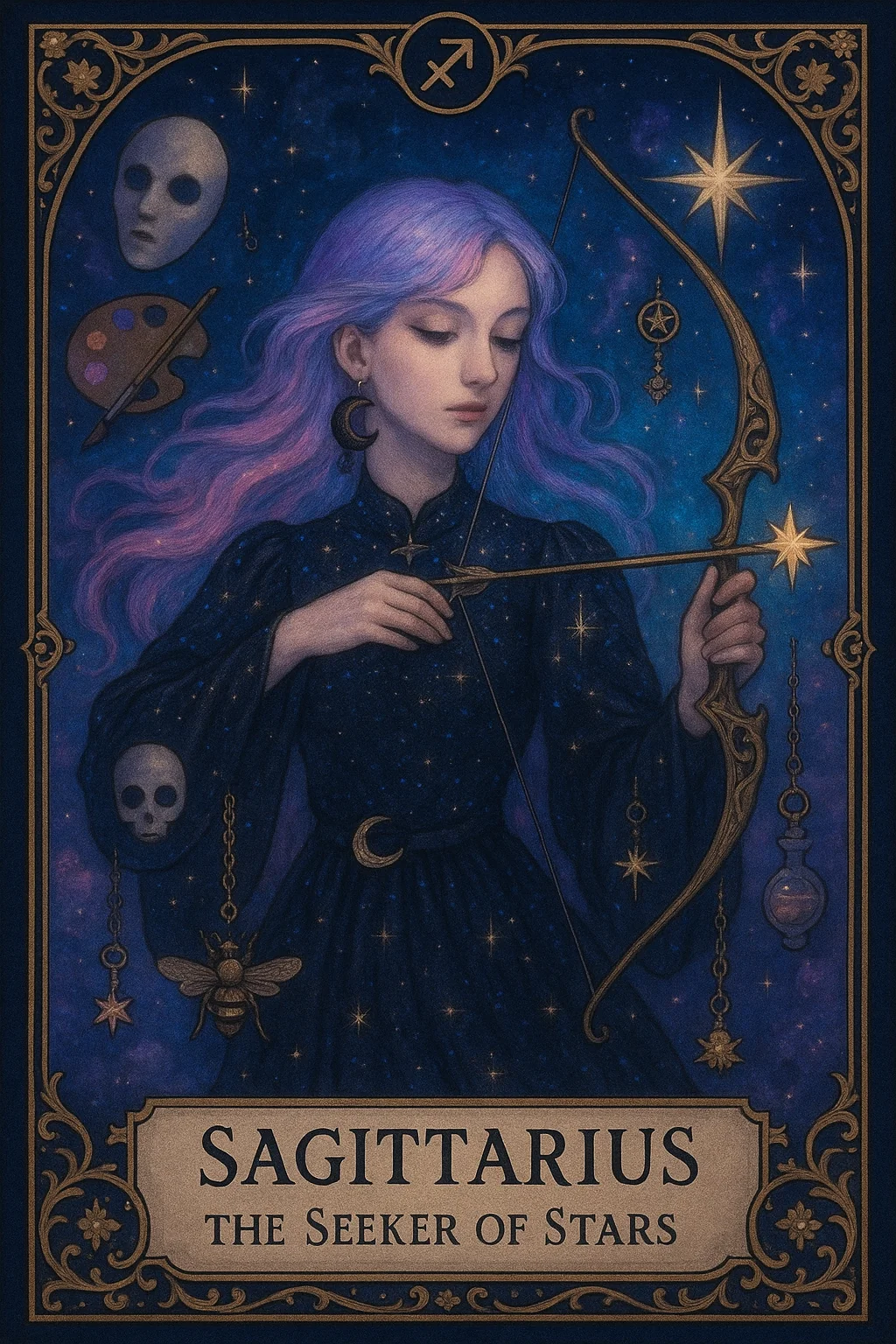 Tarot style Zodiac cards picture 13 of 14